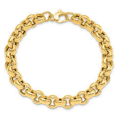 14K Polished Rolo Link Bracelet