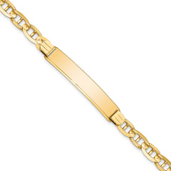 14k Anchor Link ID Bracelet