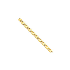 14K Yellow Gold 8.5mm Hand-Polished Traditional Link Chain