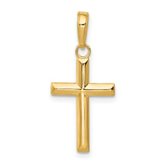 14k Small Cross Pendant