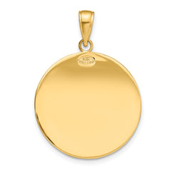 14K Saint Christopher Medal Pendant