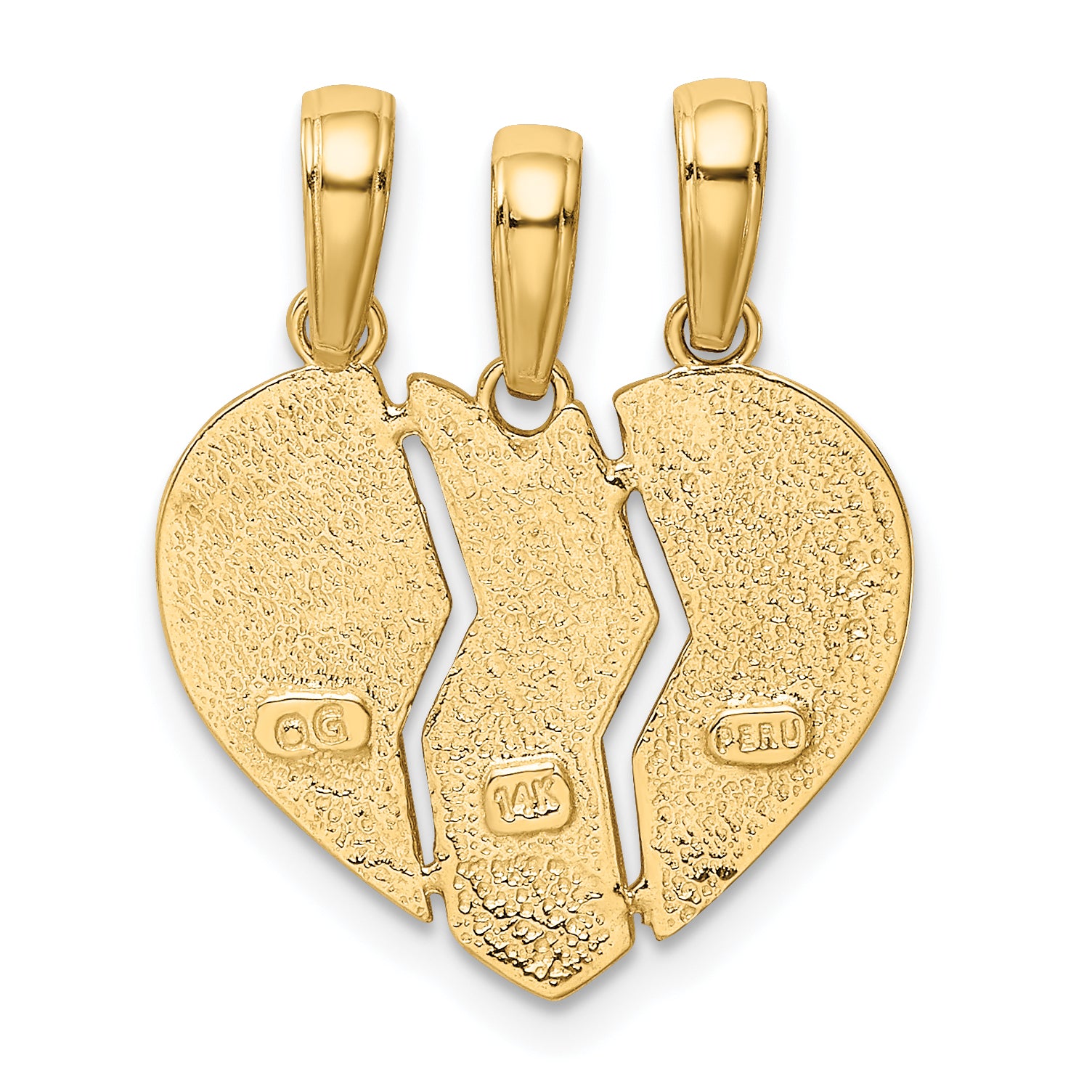 14K Break-apart BIG SIS-MOM-LIL SIS Charm