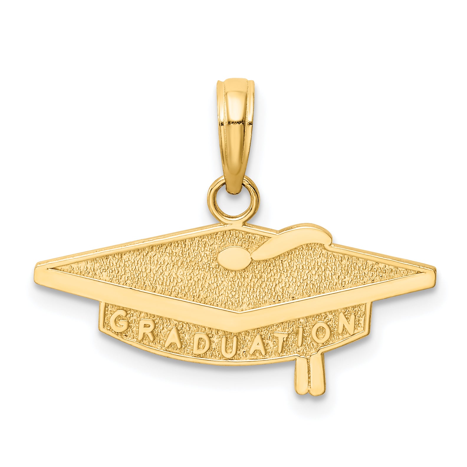 14k GRADUATION Cap Charm