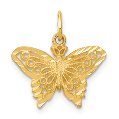 14k Butterfly Charm