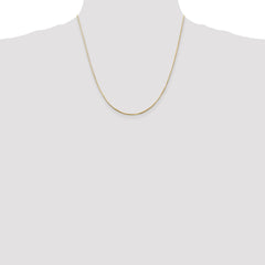 14K 1.20mm Octagonal Snake Chain