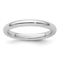 Platinum 2.5mm Comfort-Fit Wedding Band Size 12