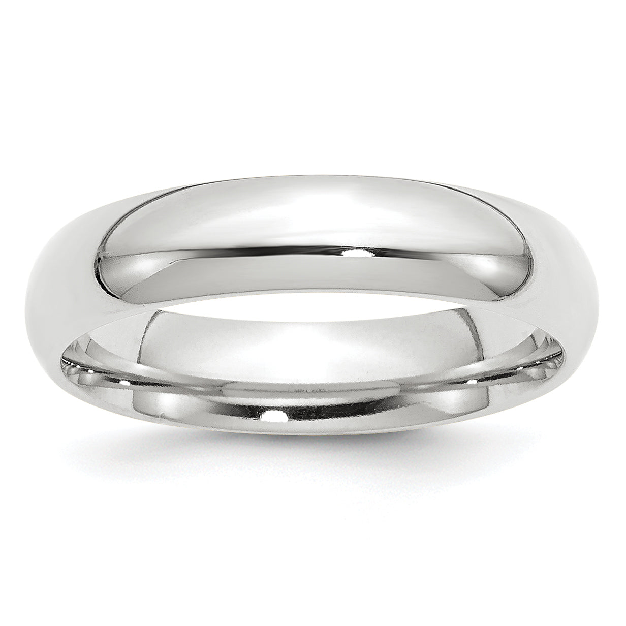 Platinum 5mm Comfort-Fit Wedding Band Size 12