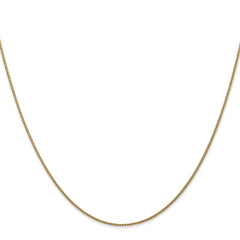 14K 14 inch 1.05mm Diamond-cut Spiga with Lobster Clasp Chain