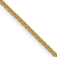 14K 30 inch 1.05mm Diamond-cut Spiga with Lobster Clasp Chain