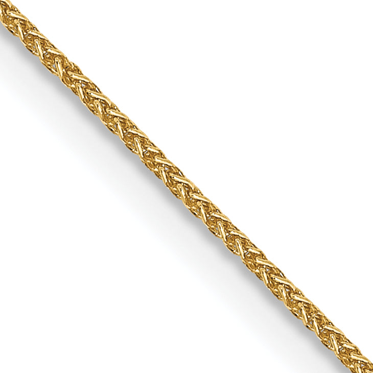 14K 30 inch .85mm Spiga with Lobster Clasp Chain