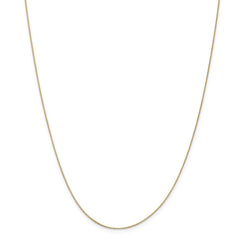 Sophia Jewelers 14K Yellow Gold Box Chain Necklace Elegant 16-Inch