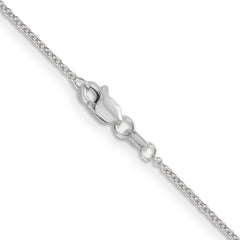 14K White Gold 14 inch 1.2mm Cable with Lobster Clasp Chain