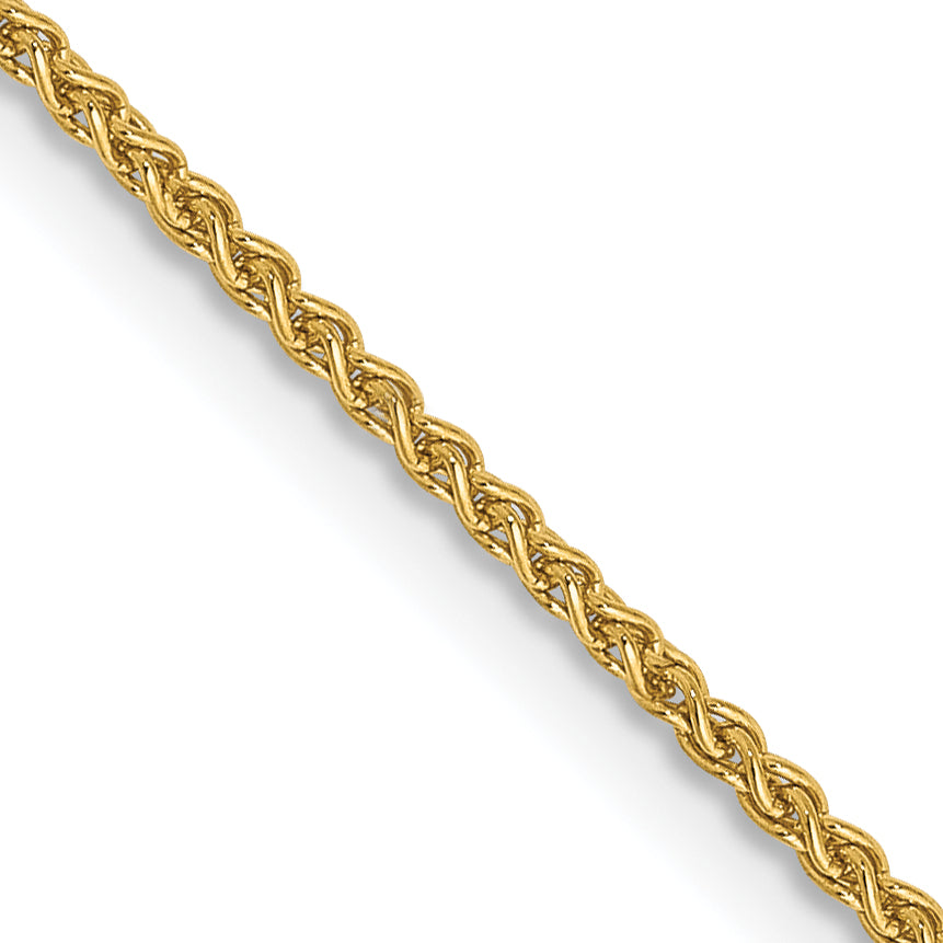 14K 30 inch 1.25mm Spiga with Lobster Clasp Chain