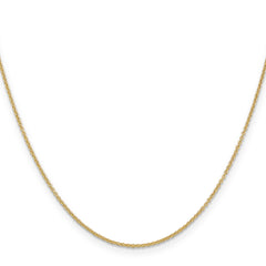 14K 14 inch 1.2mm Cable with Lobster Clasp Chain