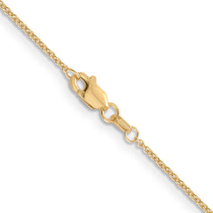 14K 14 inch 1.2mm Cable with Lobster Clasp Chain