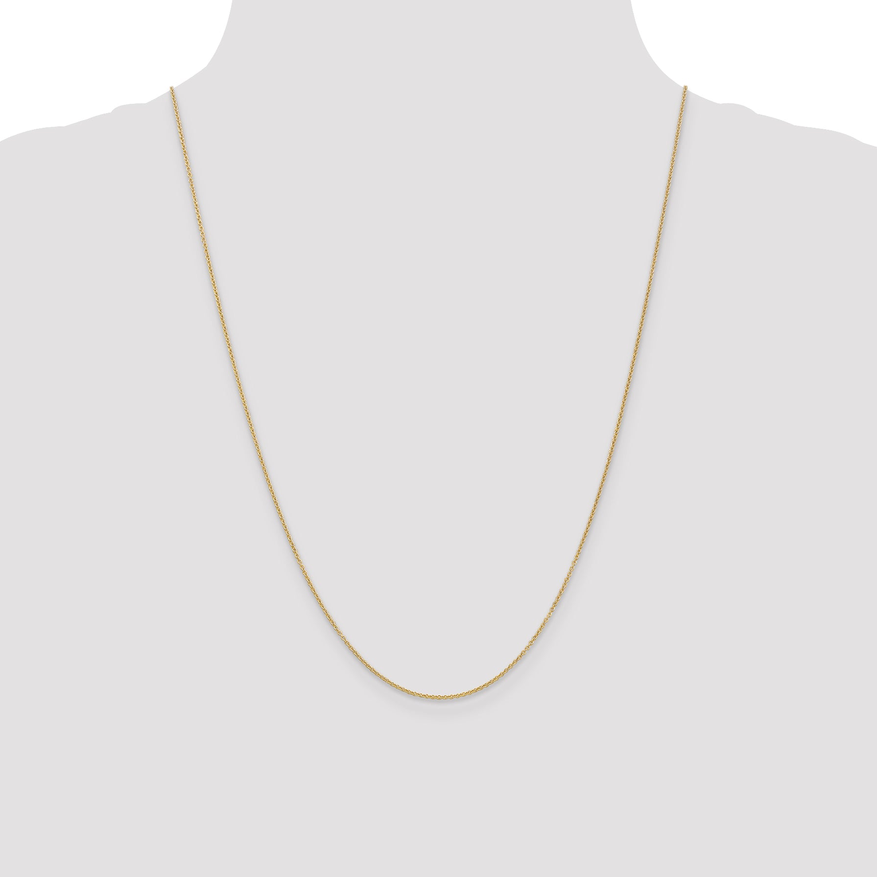 14K 14 inch 1.2mm Cable with Lobster Clasp Chain