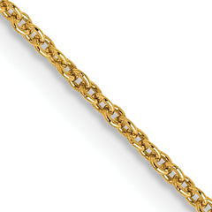 14K 14 inch 1.2mm Cable with Lobster Clasp Chain