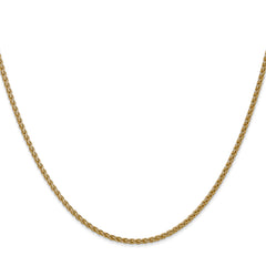 14K 16 inch 1.05mm Spiga with Spring Ring Clasp Chain