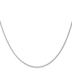 14K White Gold 14 inch 1.2mm Parisian Wheat with Lobster Clasp Chain