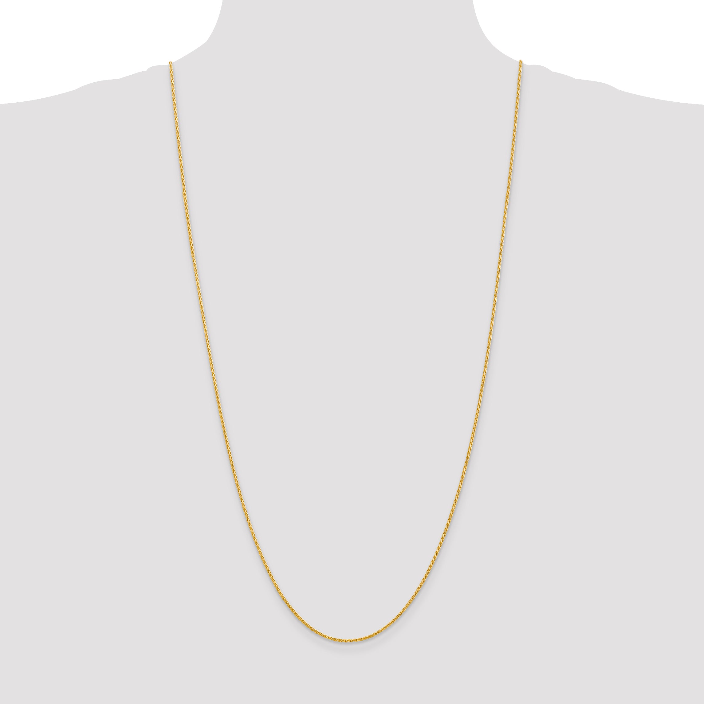 14k 16 inch 1.5mm Parisian Wheat with Lobster Clasp Chain