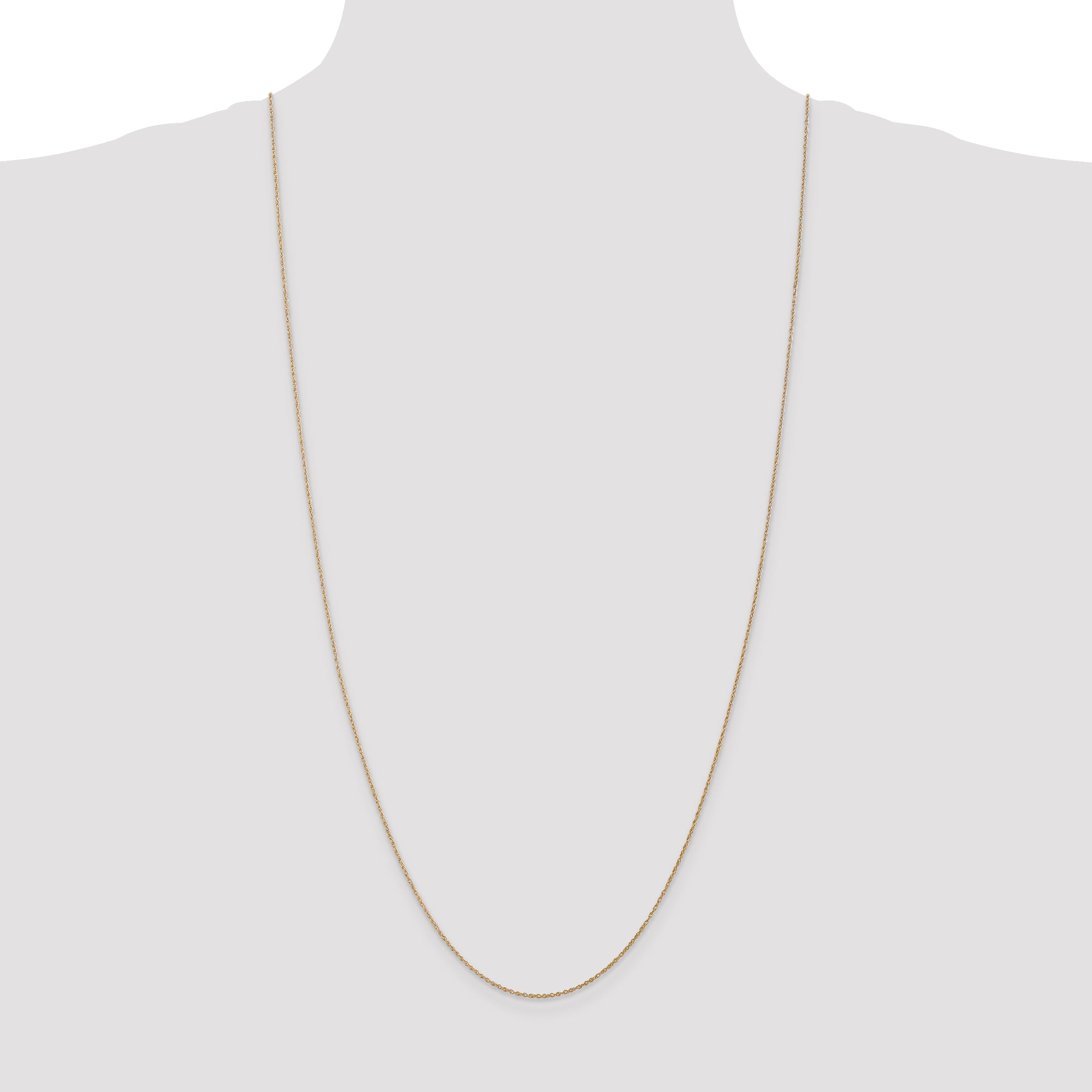 Sophia Jewelers 14K Gold Polished Baby Rope Necklace with Spring Clasp