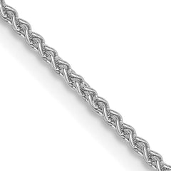 14K White Gold 30 inch 1.25mm Spiga with Lobster Clasp Chain