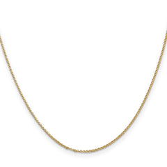 14K 16 inch 1.15mm Rolo with Lobster Clasp Pendant Chain