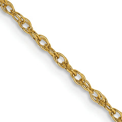 14K 30 inch 1.3 Heavy Baby Rope with Lobster Clasp Chain