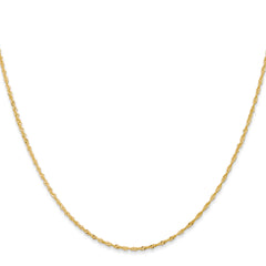 14K 14 inch 1.10mm Singapore with Spring Ring Clasp Chain