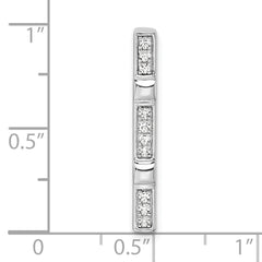 14K White Gold Lab Grown Diamond VS/SI GH, Chain Slide