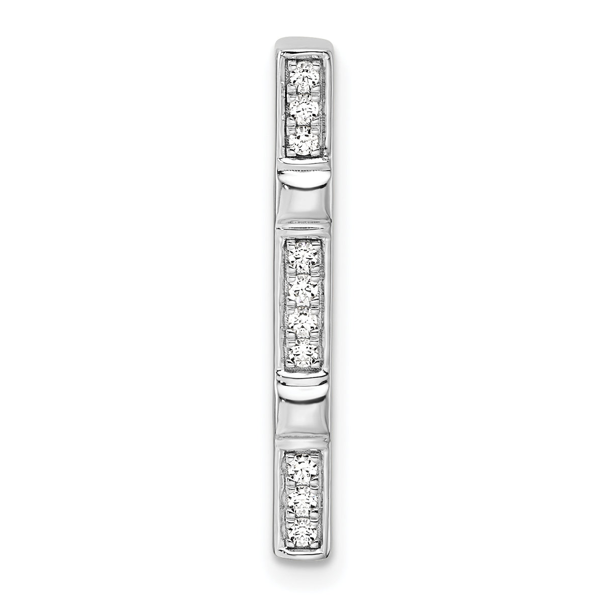 14K White Gold Lab Grown Diamond VS/SI GH, Chain Slide