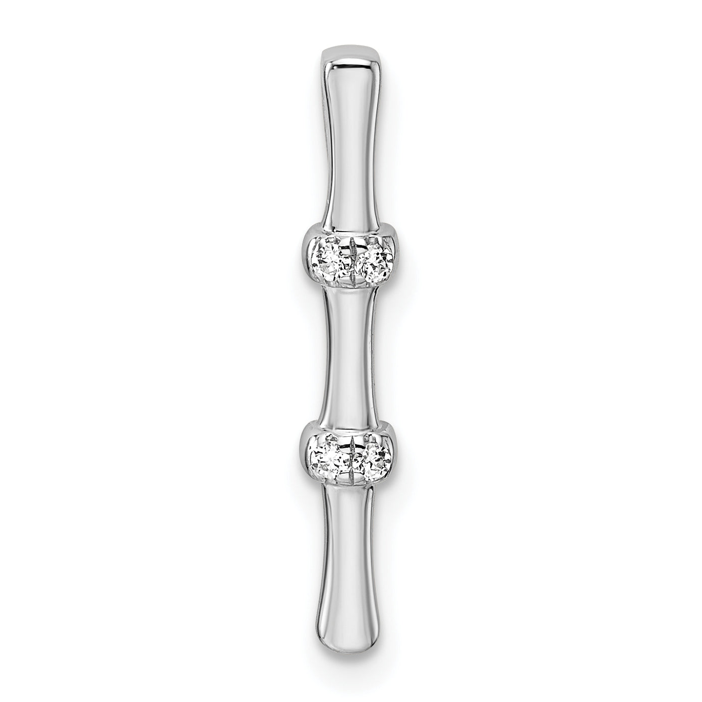 14K White Gold Lab Grown Diamond VS/SI GH, Chain Slide