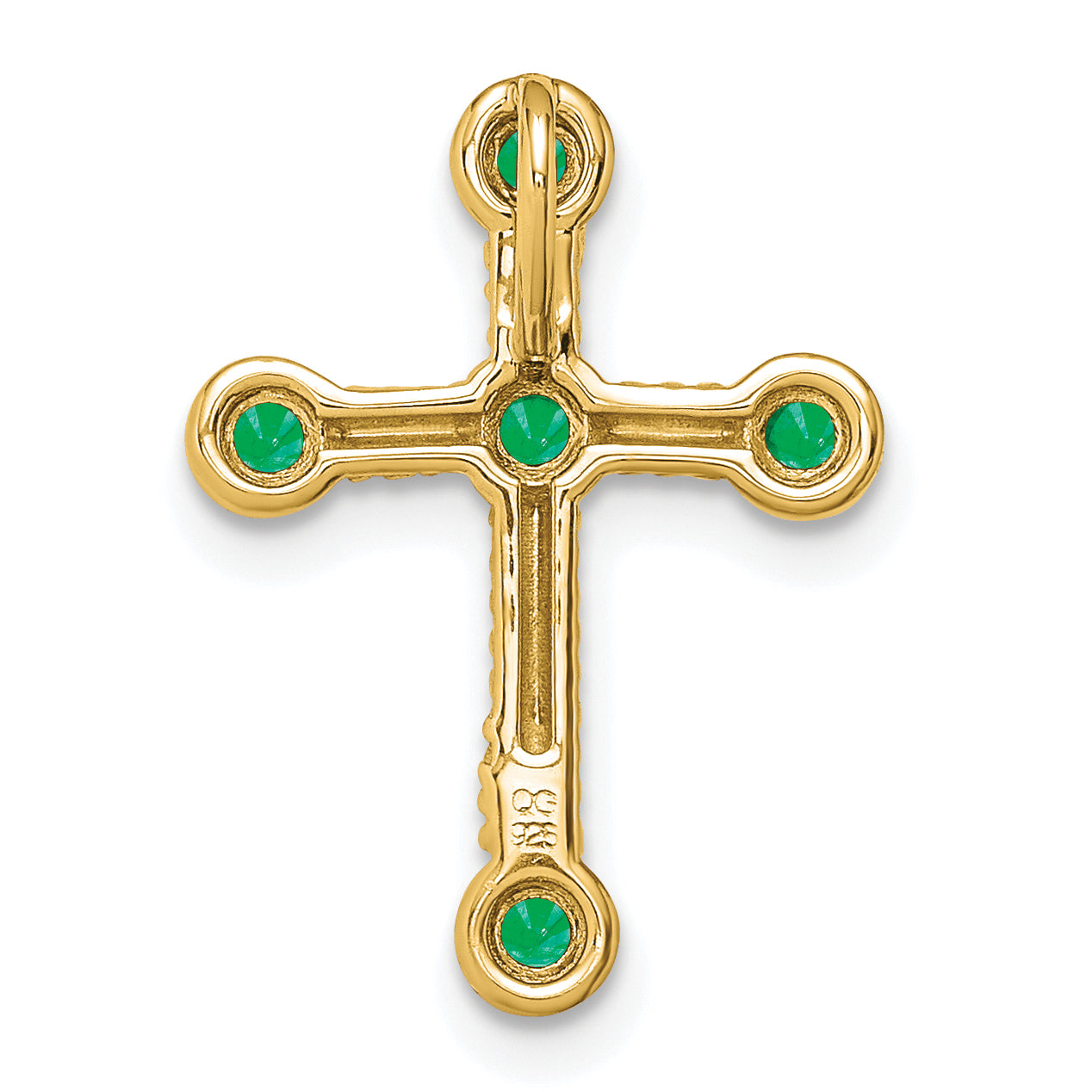 10k Emerald Cross Chain Slide