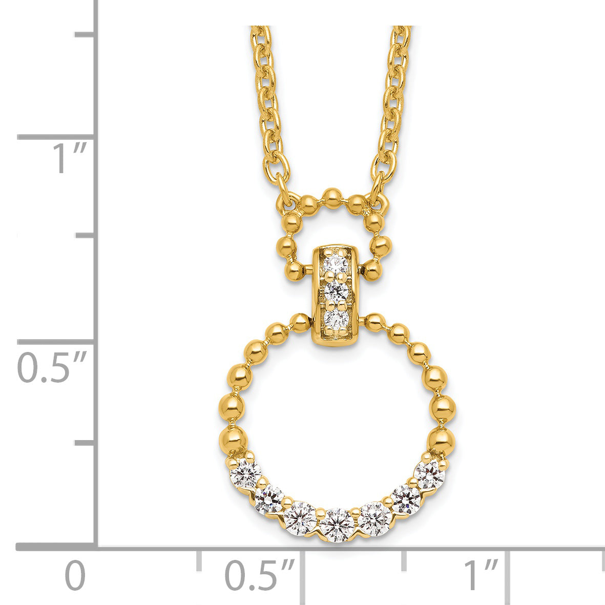 14K Lab Grown Diamond VS/SI GH, Necklace