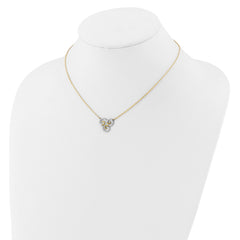 14K Lab Grown Diamond Swirls Necklace