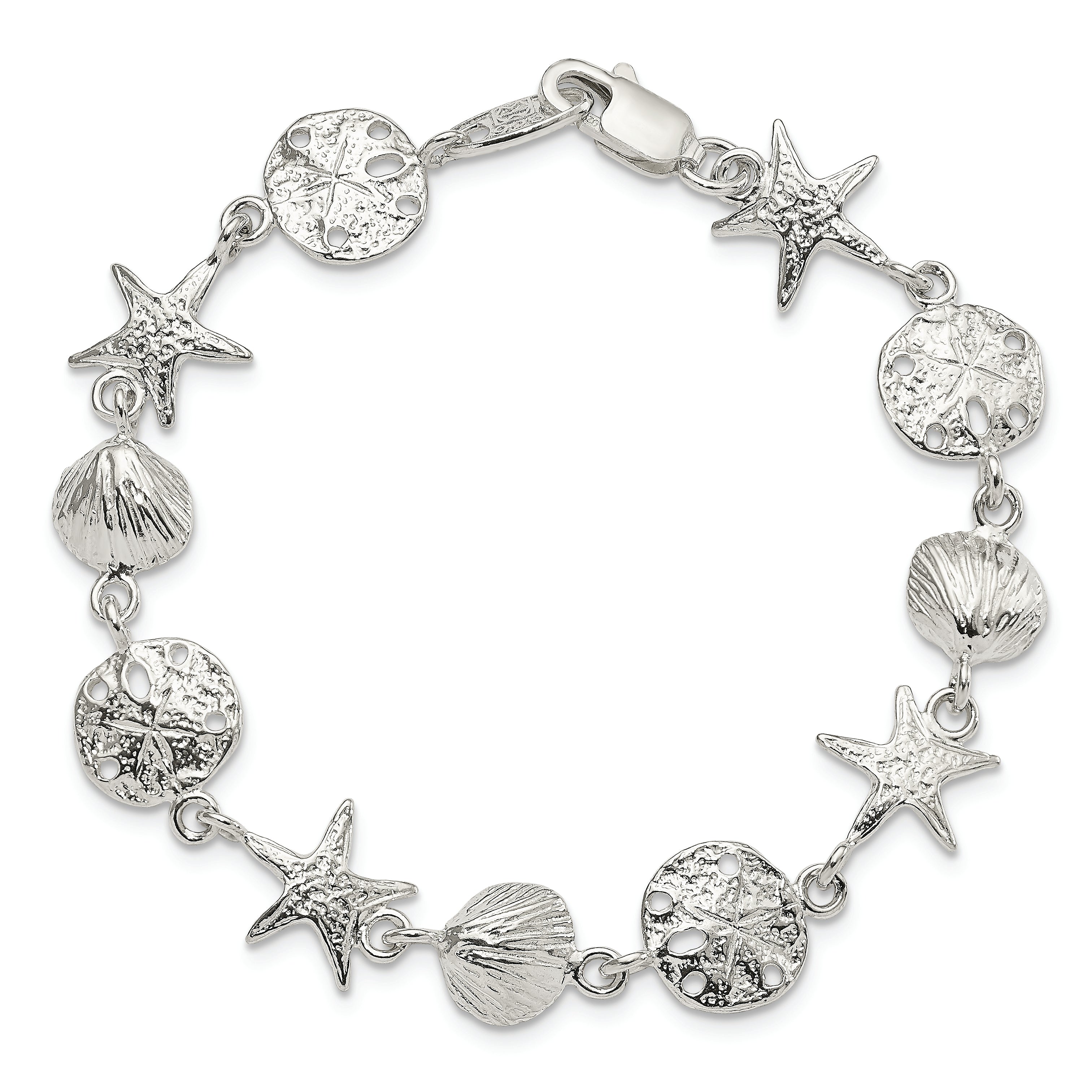 Sterling Silver Seashells Bracelet