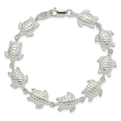 Sterling Silver Sea Turtles Bracelet