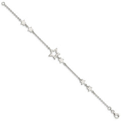 Sterling Silver Star Bracelet