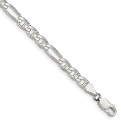 Sterling Silver 4.5mm Figaro Anchor Chain