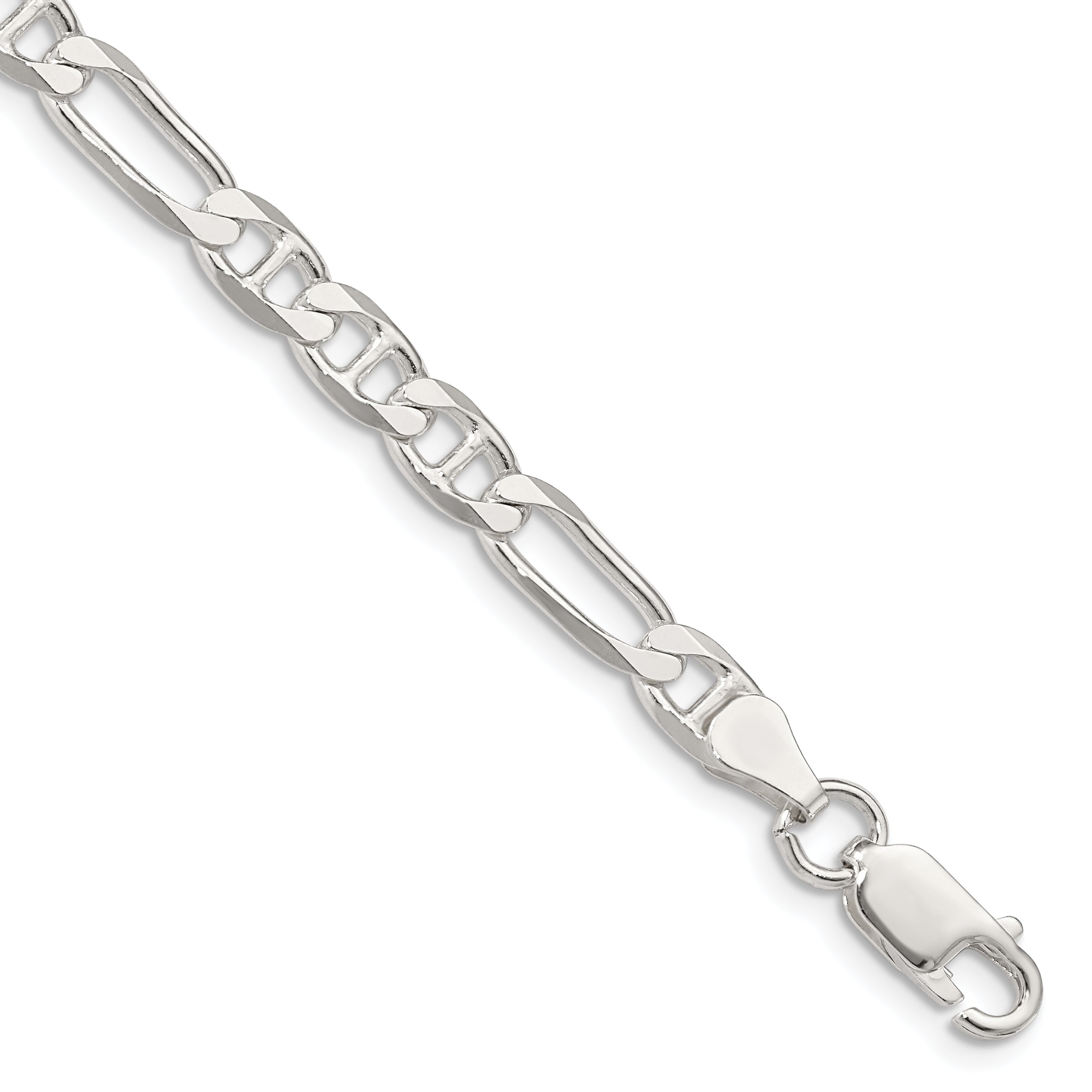 Sterling Silver 5.5mm Figaro Anchor Chain