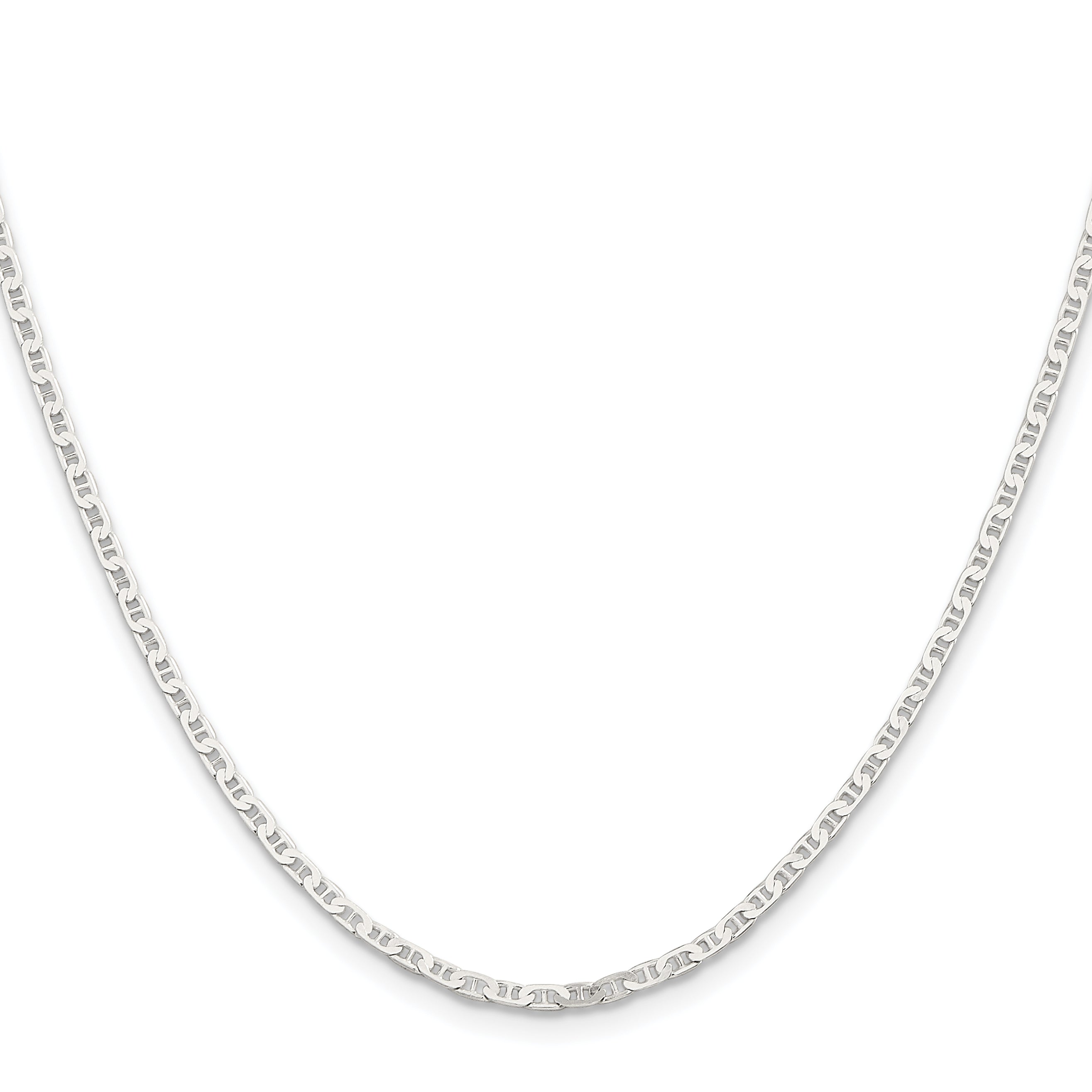 Sterling Silver 2.1mm Flat Anchor Chain