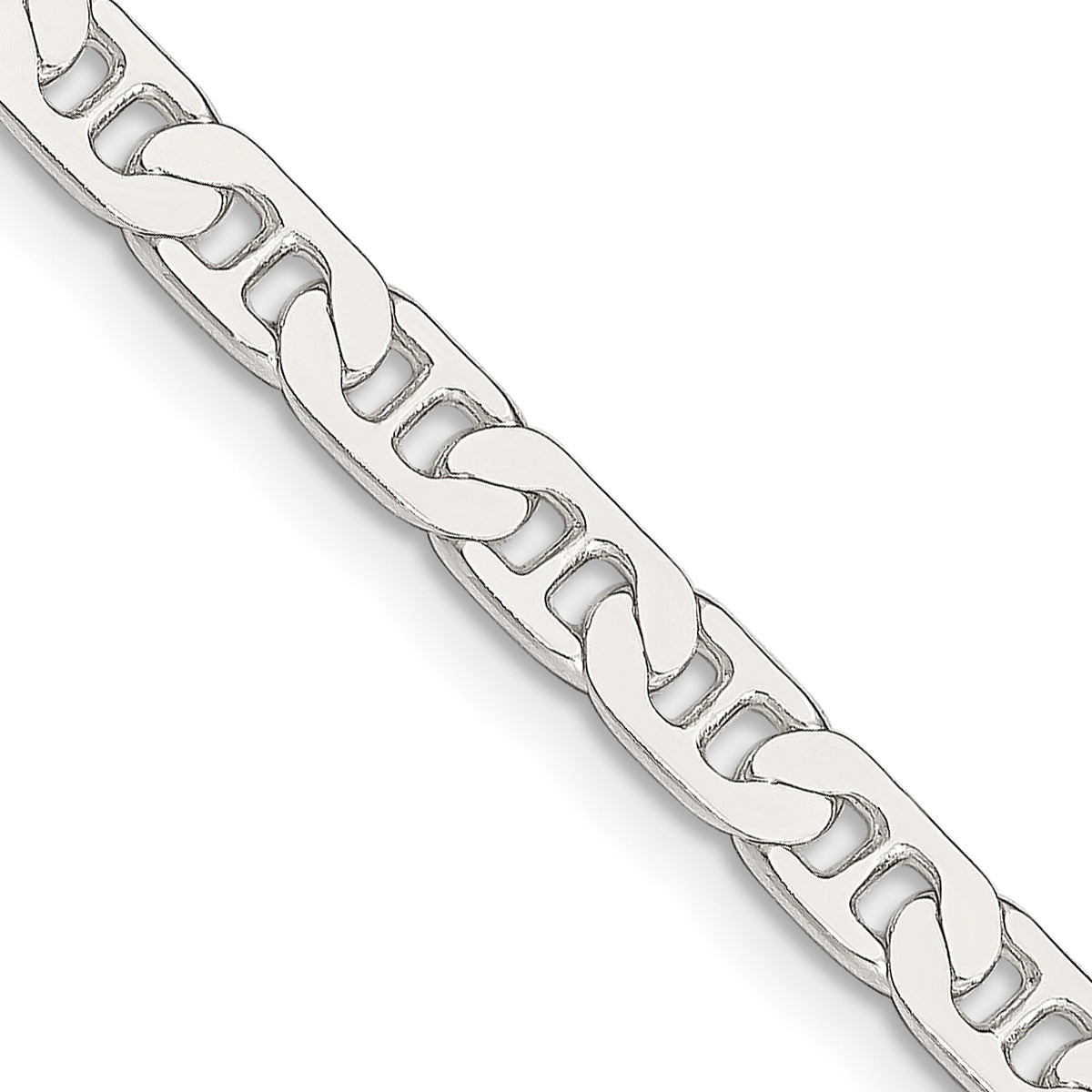 Sterling Silver 4.5mm Flat Anchor Chain