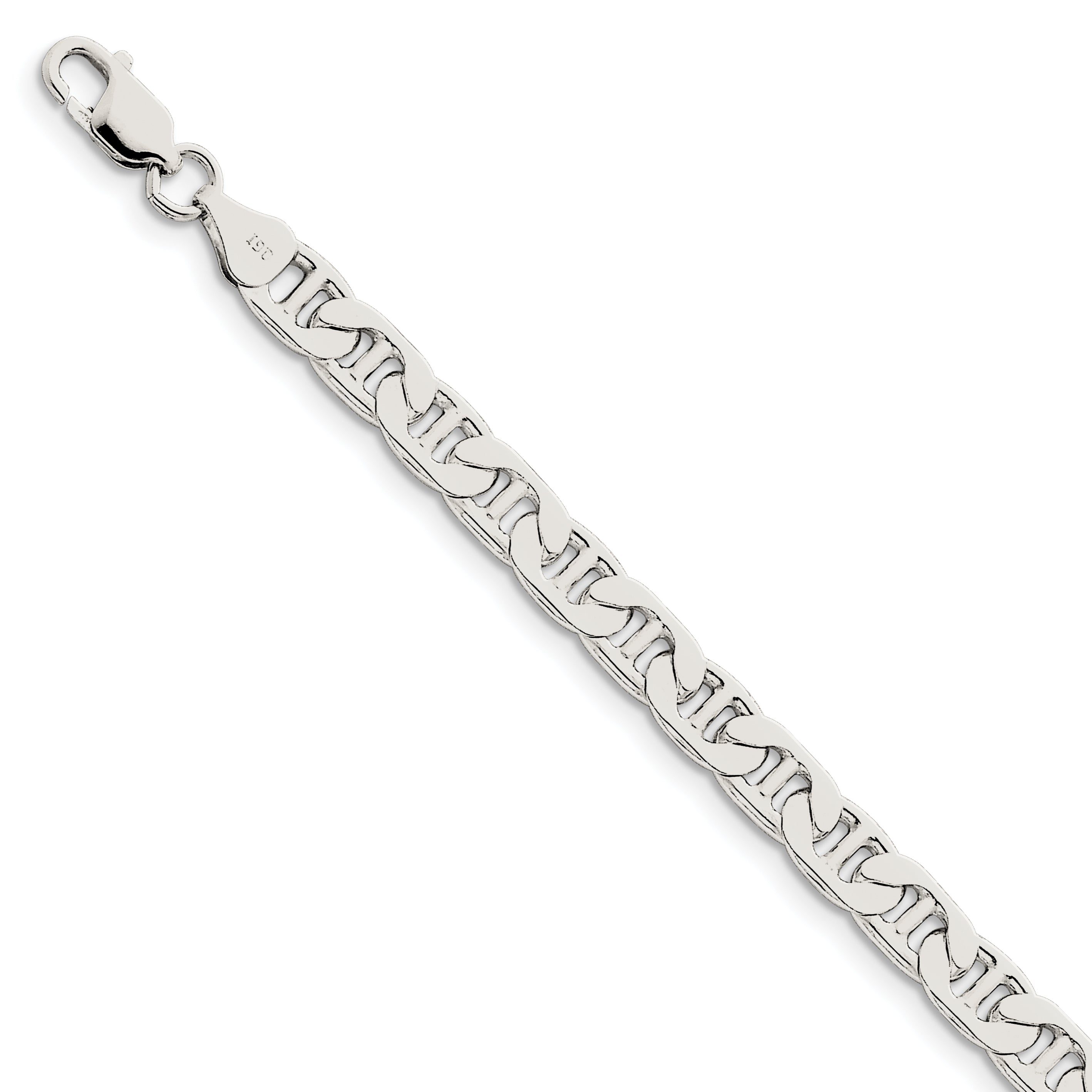 Sterling Silver 6.5mm Anchor Chain