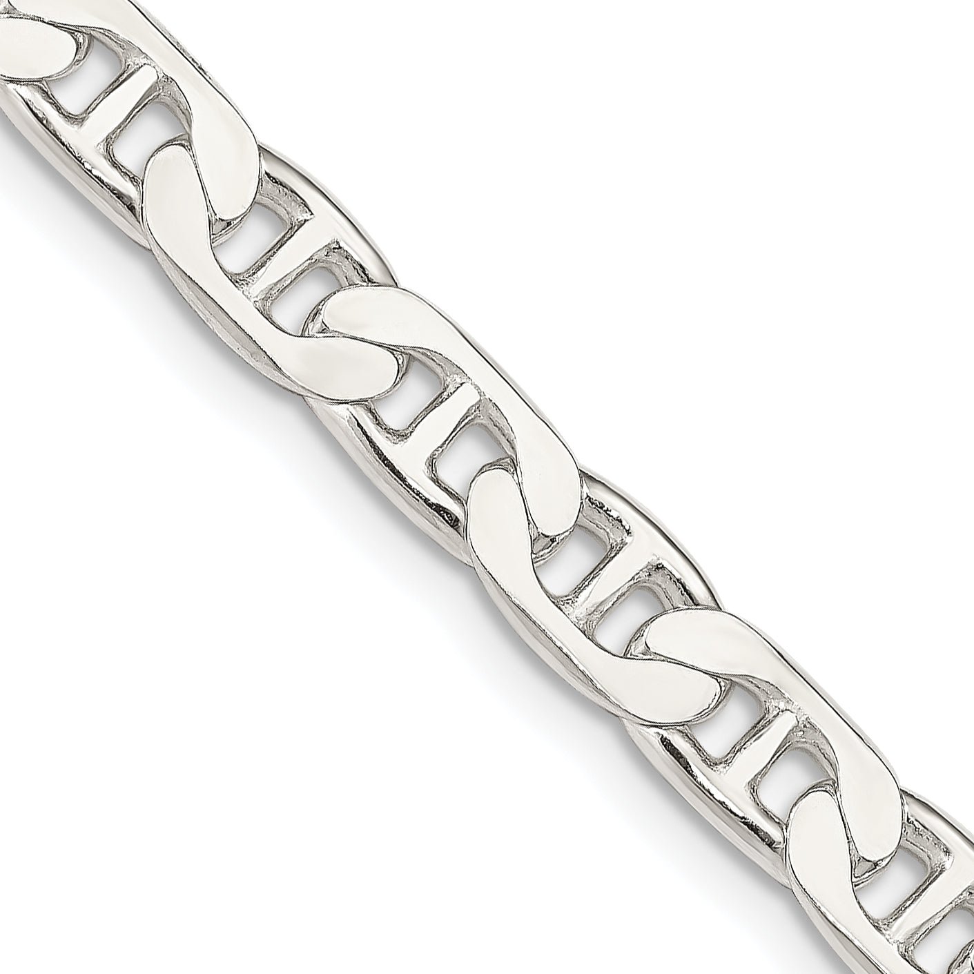 Sterling Silver 6.5mm Flat Anchor Chain