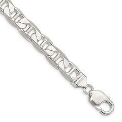 Sterling Silver 9.5mm Flat Anchor Chain