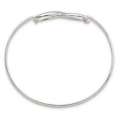 Sterling Silver Infinity Bangle Bracelet