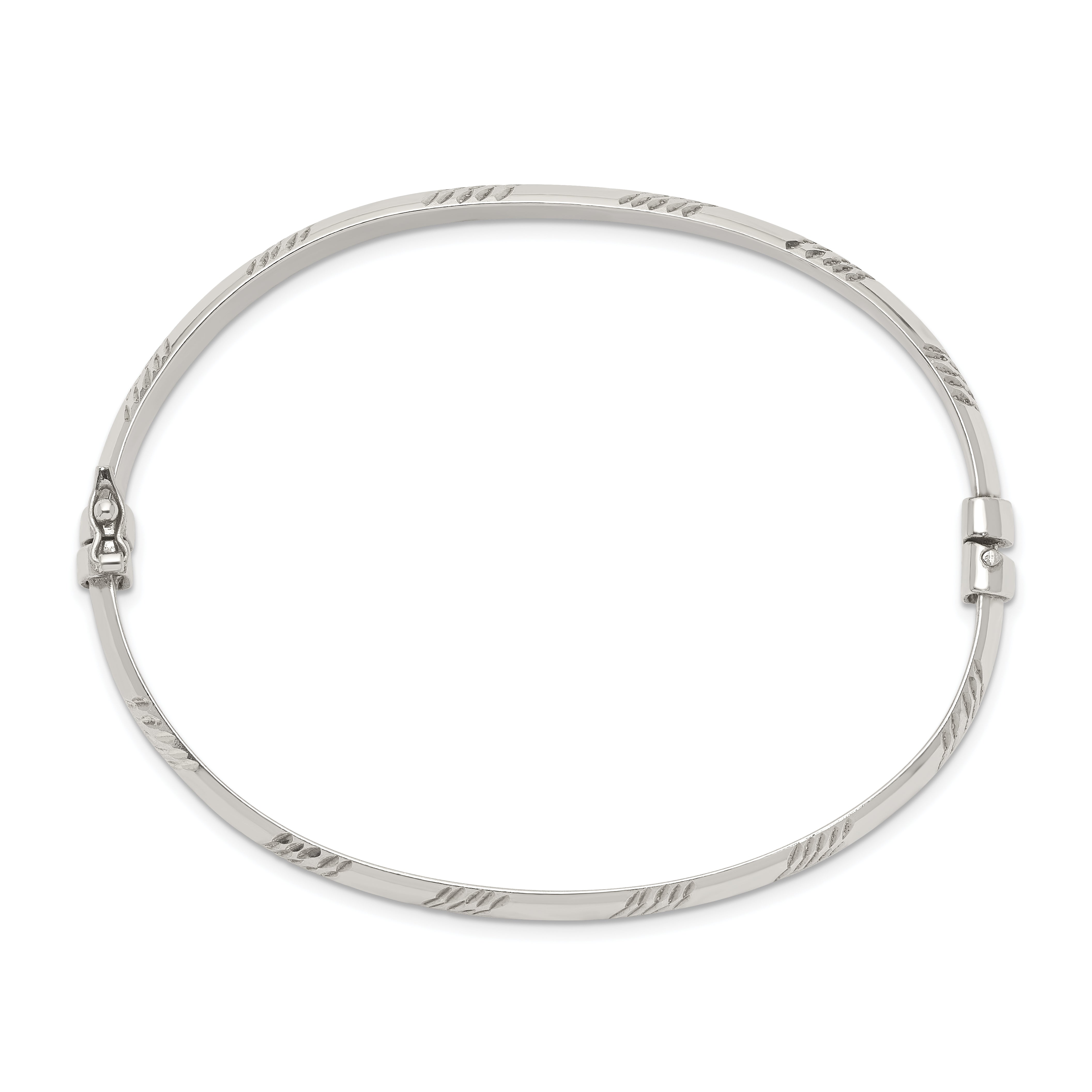 Sterling Silver D/C 6mm Bangle