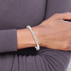 Sterling Silver D/C 6mm Bangle