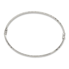 Sterling Silver D/C 4mm Bangle