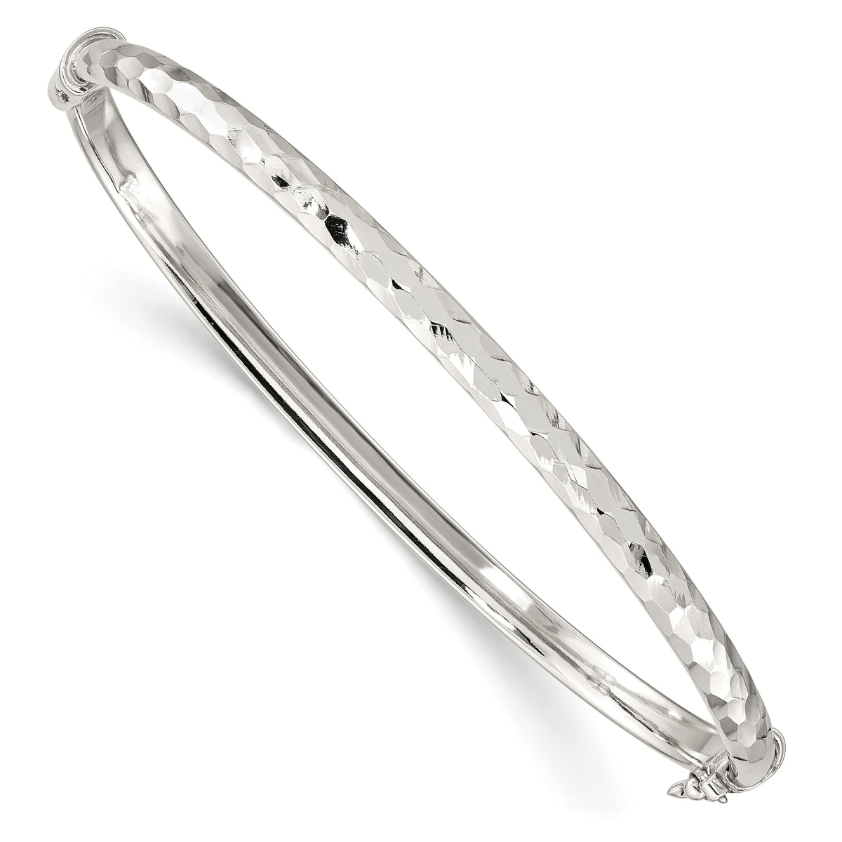 Sterling Silver D/C 4mm Bangle